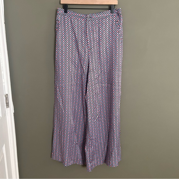 Patterned Wide-Leg Pants - Picture 5 of 9